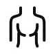 Skin irritation near affected areas icon